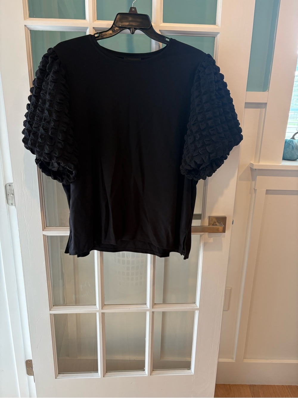 Cynthia Rowley Black Bubble Puff Sleeve Top NWT (New Without Tag) Size 3X